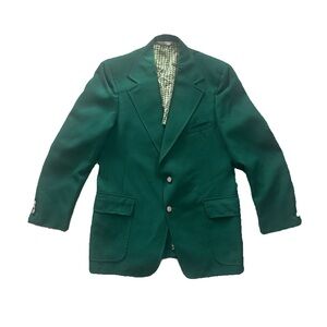 Vintage Arnold Palmer Green Masters Sport Coat Blazer